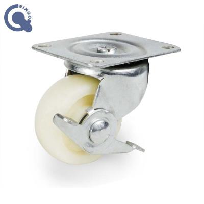 China Factory Price Free Flat PP Leveling Caster Wheels 1 Ton PU Plastic Caster Wheel Heavy Duty Caster Wheel for sale