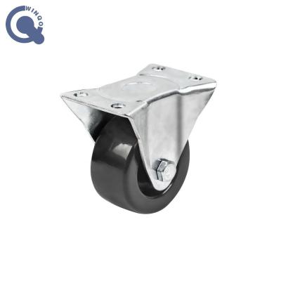 China Factory Cheap Price Flat Free 2 Inch Trolley Wheels Fixed Caster PP Cart Wheels For Wholesale for sale