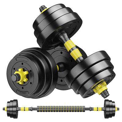 China New Durable Men's Home Fitness Dumbbell 10kg20kg30kg40kg Barbell Adjustable Detachable Dumbbell Set for sale