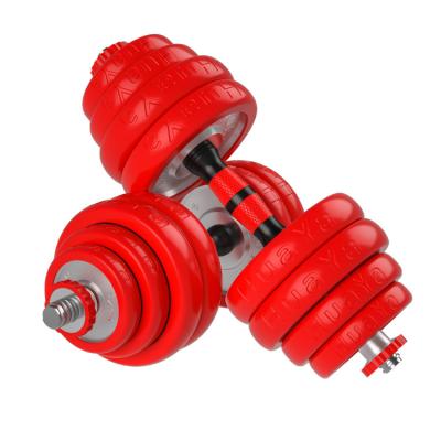 China Wholesale High Quality Adjustable Hot Sale Adjustable Dumbbell Weight Encapsulation Red Dumbbell for sale