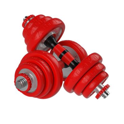 China Factory Direct Selling Adjustable Weight Iron Dumbbell Set Plating Dumbbell Set for sale