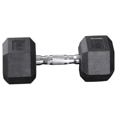 China Home Use Processing Custom Factory Wholesale Hex Fixed Dumbbell Rubberized Gym Arm Training Cast Iron Dumbbell for sale