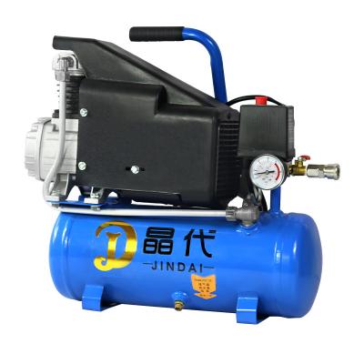 China High quality portable OIL-LESS 2hp 220v/110v small silent direct driven twin piston air compressor for sale for sale