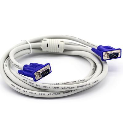 China Wholesale 1.5M VGA COMPUTER Cable 3+4 white 15pin male to male computer cable for sale