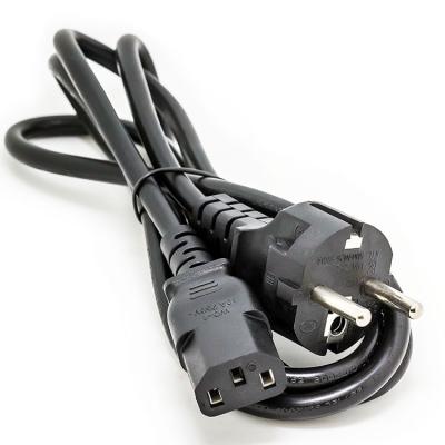 China COMPUTER 1.5M EU Power Cord for c13 c7 C5 desktop computer power cable for sale