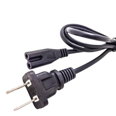 China Other senye cable TV power cord 2 slot AC power cord extenshion cord (NEMA 1-15P to IEC C7) for sale