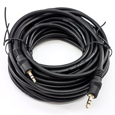 China High fidelity noise input adapter audio auxiliary male aux. of COMPUTER cable 3.5mm to AUX cord. Male For Headphones Car Home Stereos Speaker for sale