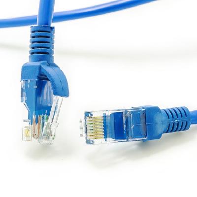 China Wholesale blue network module plate direct selling link rj45 cat5 patch cord utp for sale