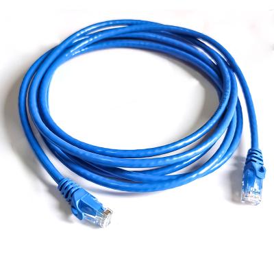 China Direct selling premium blue copper cat6a Cat6 rj45 network link patch cord for sale