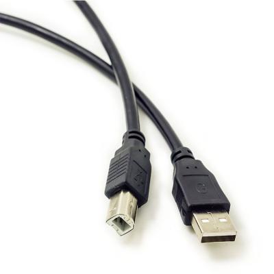 China Printer Cable - Customized Direct Sales USB 2.0 Printer Cable A-Male to B-Male Cord - 5 Feet (1.5 Meters) Black for sale