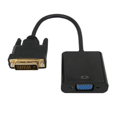 China Factory Customized Direct Selling LAPTOP DVI-D To VGA Adapter Converter 24+1 Male To Female Adapter for sale