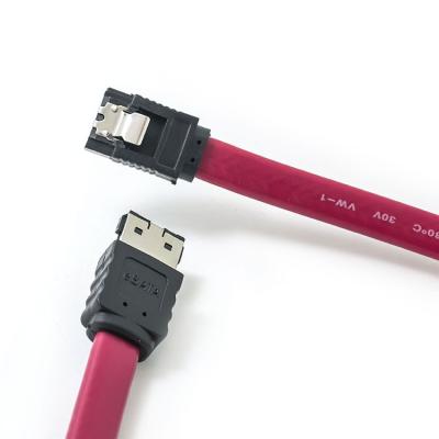 China COMPUTER factory direct wholesale ESATA to SATA Cable to Male M/M Shielded Extender Extension HDD 6Gbps 50CM for sale