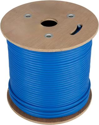 China Cat6 Shielded Riser (CMR) 500ft 23AWG CCA Solid Copper 550MHz ETL Listed Foil Shield (FTP) Global Bulk Ethernet Cable Cat6 for sale