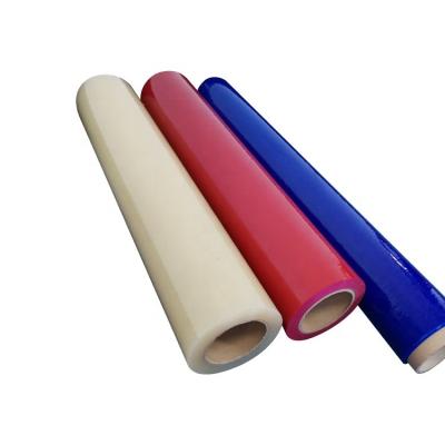 China Transparent Color Self Adhesive Hard Wood Flooring Multi Surface Protective Film Roll For Temporary Floor Protection for sale