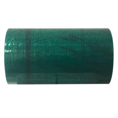 China Transparent Green Vent Masking Tape PE Vent Cover Film With Perforation every 20 cm For Construction for sale