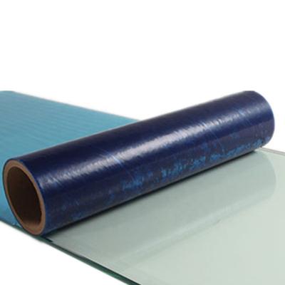 China Clear Transparent Blue Temporary Window Protection Film for Windows and Glass for sale