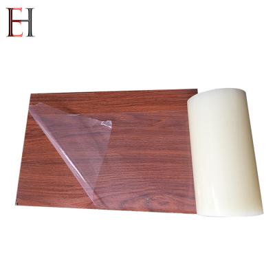 China Transparent anti scratch Moisture Proof PE Self adhesive Plastic Hardwood Floor Protection Film stair protection film for sale