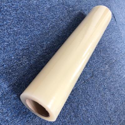 China Transparent PE Plastic Protective Film For Painting Work 60 Micron 24 Inches X 200 Feet for sale