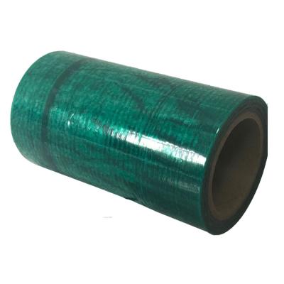 China Perforated Every 20cm Vent Cover Film PE Stretch Film For Construction Duct  In Green or Blue Color for sale