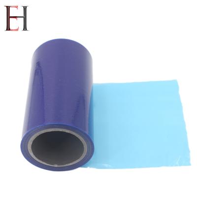 China Blue Color PE Glass Protective Film For Temporary Protection Width 20 - 1700mm UV Resistant for sale