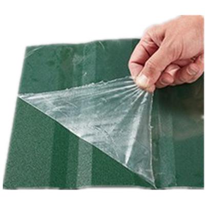 China Temporay Self Adhesive PE Surface Corrugated Color Steel Sheet Metal Protective Film for sale