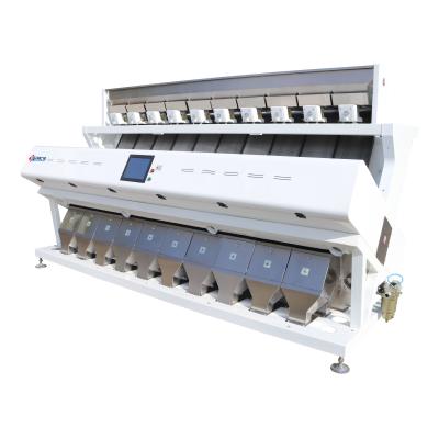 China Snack Factory 10 Trichromatic Chute RGB Rice Sorting Machines/Rice/Coffee Bean/PVC/Lens Color Sorter Machine for sale