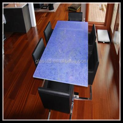 China Fashion Reception Counter With Led 48mm Office Manager Solid Exterior Glass Modern Desk for sale