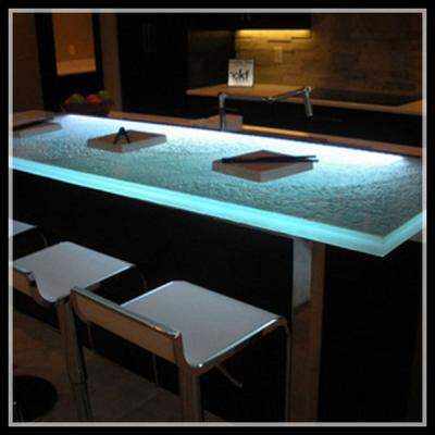 China Full of textures bar led table for night club for sale