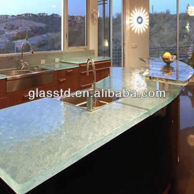 China Making you feel warmer contemporary glass polymer countertops for sale