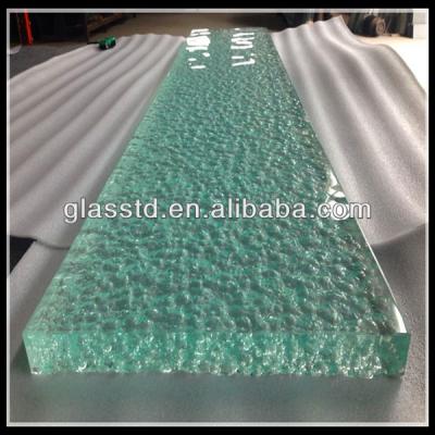 China Full of textures 1 in. solid glass exterior worktop. 1/2 thick for sale