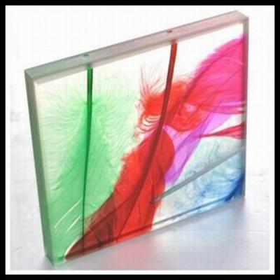 China Modern and Fashion Color Decoration Opaque Laminated Tempered Glass for sale