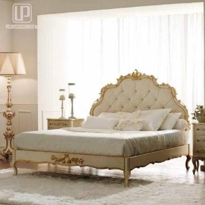 China 100% hand-carved antique french classic design 100% handcrafted rococo queen bedroom furniture and king size bedroom furniture sets for sale