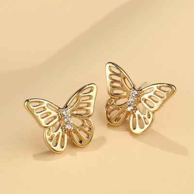 China The other shiny earring wings color preserving small earrings wholesale for sale