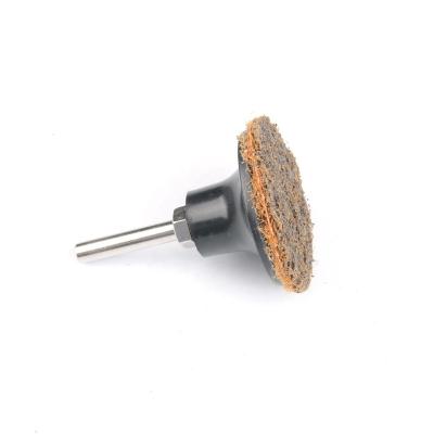 China Stainless Steel Tools 2 Inch Brown Color Grit Surface Treatment Coarse Sanding Quick Change Disc for sale