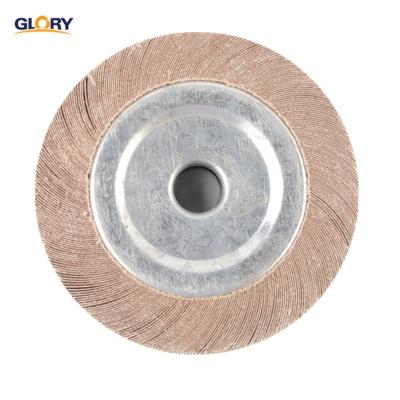 China High Quality Stainless Steel Aluminum Oxide Fin Wheel For Stainless Grinding Polishing for sale