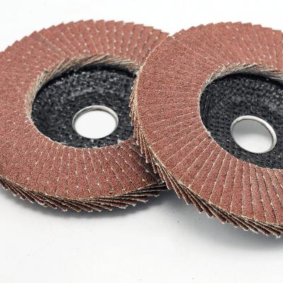 China Hot Selling 4.5inch Abrasive Aluminum Oxide Fin Disc Aluminum Oxide For Metal Fin Polishing Disc for sale