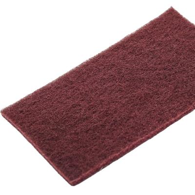 China Economical High Density Aluminum Oxide Scouring Pad Polishing Nylon Abrasive Steel Scouring Pad for sale