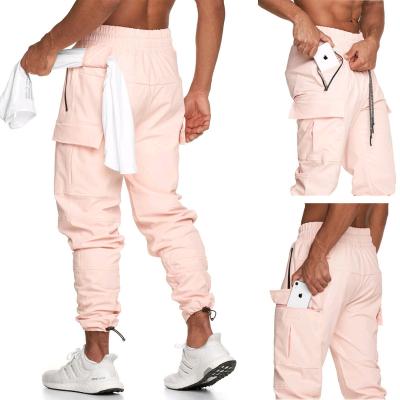 China Anti-Static Cargo Fitness Outdoor Mountaineering Sports Casual Pants Men's Running Training Pants for sale