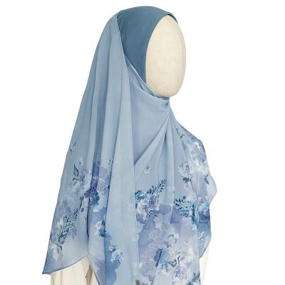 China Snap Print Chiffon Shawl Hijab Shawl Cotton Instant Muslim Shawl Polyester Shawl Hijab Shawl for sale