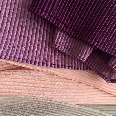 China High Quality Simple Color Mini Pleated Shawl Polyester Chiffon Hijab Shawl For Muslim Women for sale