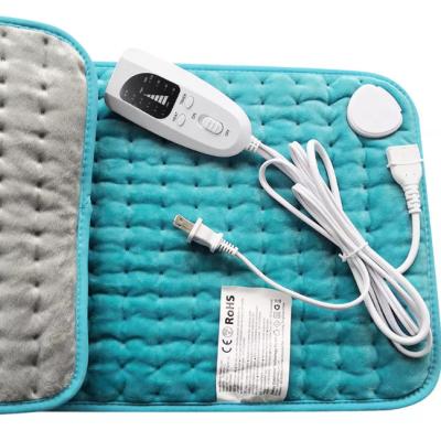 China Hotel Electric Heating Pad for Back Pain and Cramps Relief for sale