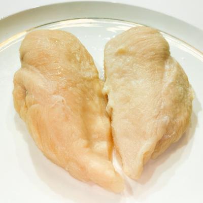 China IQF Nutritious Original Halal Chicken Cutlet Frozen Steamed Chicken Breast for sale