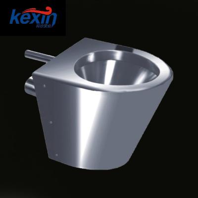 China Double-flush P Tray Stainless Steel Handicapped Toilet / Handicapped Toilet KTV China Train Toilet WC for sale