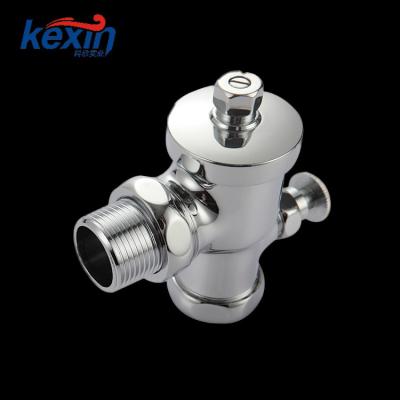 China Modern self-closing mechanical toilet flush valve, button type flush valve for sale