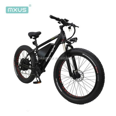 China mxus 48v 1000w electric fat bike gearless motor for fat bike and snow tire bike 20-28