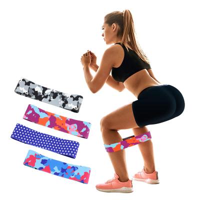 China Wholesale Custom Color LOGO Design New Model Color Fitness Hip Ring Fitness Hip Ring Latex Cloth Resistance Yoga Belt for sale