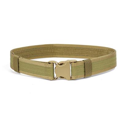 China Tactical Outdoor Camouflage Outdoor Tactical Belt Men's Tactical Belt Multifunctional Cloth Training Belt Rise Hunting Nylon Belt for sale