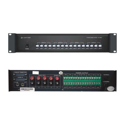 China High Power PA System 4 Audio Inputs and 4 Speaker Selector Zone Speaker 16 Groups for Audio Analog AL-16S4 for sale