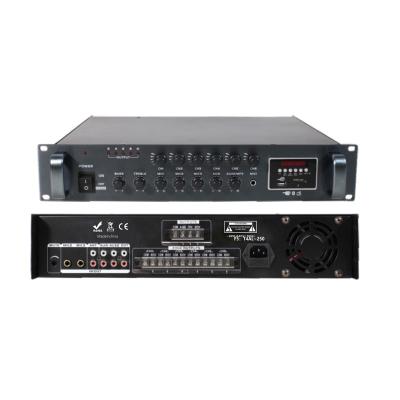 China 6 Channel PA Amplifier Treble Bass Eq Fm Mobile Power Medium Amplifier MZ-3000BT for sale