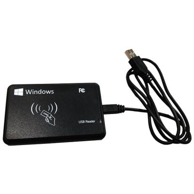 China Desktop Smart Card Reader Writer USB Interface RFID Magnetic Card Hybrid Card Reader for sale